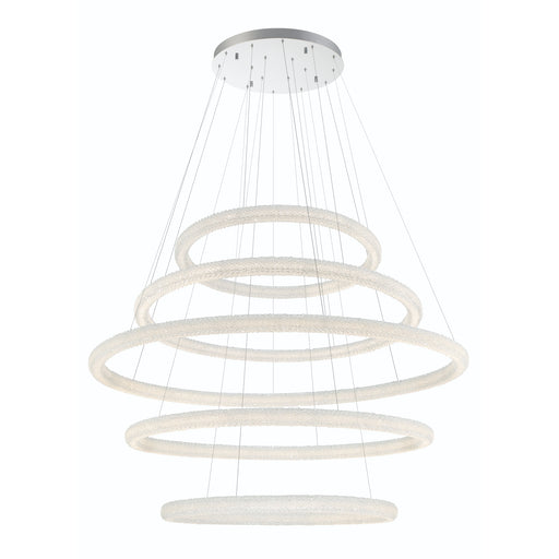 Eurofase 43928-019 Sassi 60" Chrome LED Chandelier