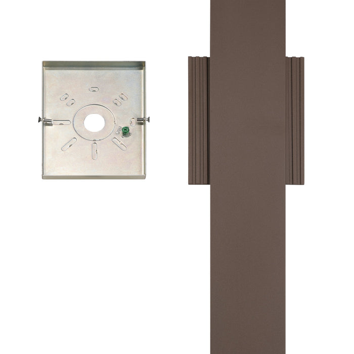 Exterior Wall Sconce Thesis 207722A Jacks 36 inch Architectural Bronze 5CCT LED Exterior Wall Sconce THESIS