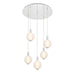 Eurofase 47208-025 Palmas 24" Polished Nickel LED Chandelier