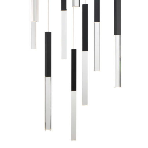 Eurofase 46477-019 Benicio 22" Matte Black LED Chandelier