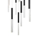 Eurofase 46477-019 Benicio 22" Matte Black LED Chandelier