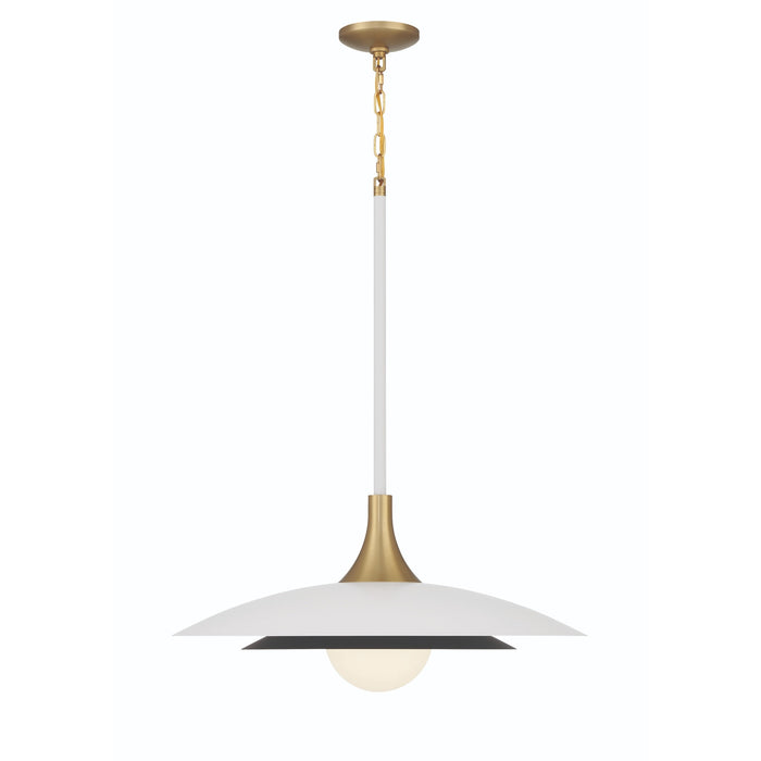 Eurofase 46785-015 Welsh 30" Matte White LED Pendant Light