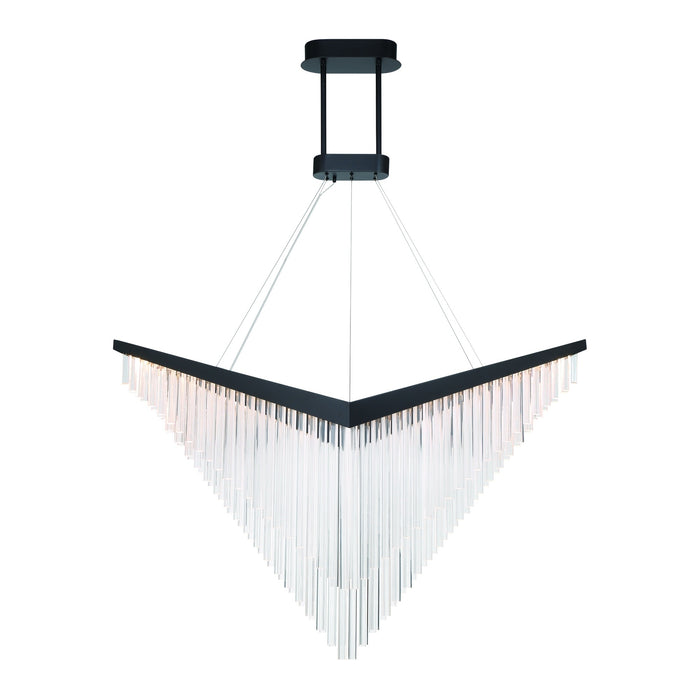 Eurofase 47188-020 Vivien 60" Matte Black LED Chandelier