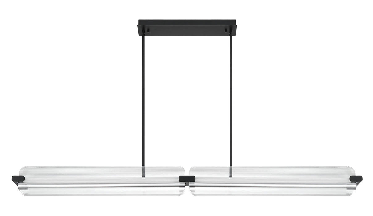 Eurofase 50056-026 Neoness 67" Matte Black LED Chandelier