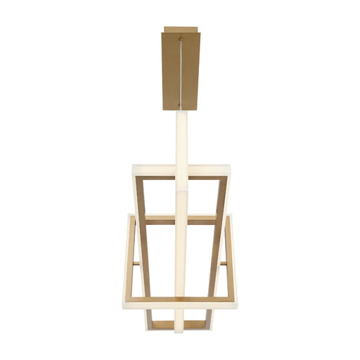 Eurofase 39323-026 Bordo 38" Satin Gold Paint LED Chandelier