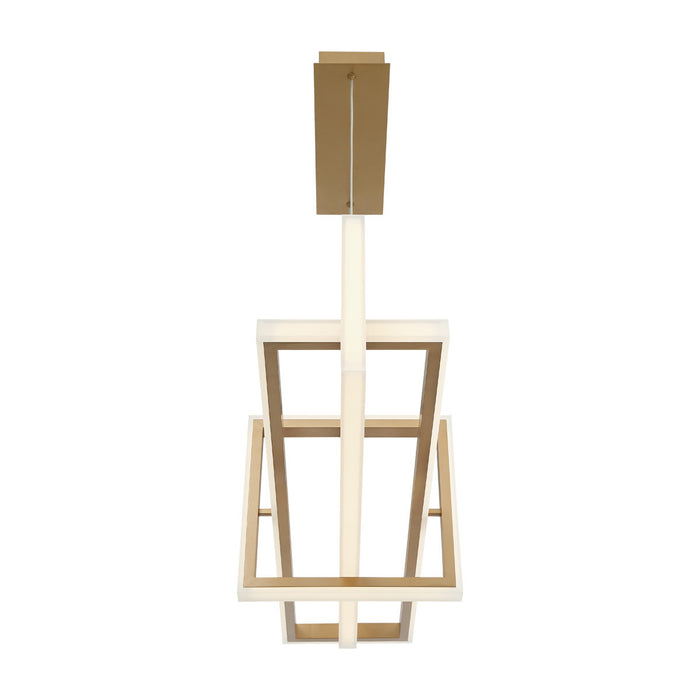 Eurofase 39323-026 Bordo 38" Satin Gold Paint LED Chandelier