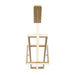 Eurofase 39323-026 Bordo 38" Satin Gold Paint LED Chandelier