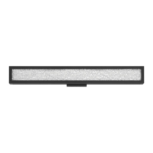 Vanity Light Thesis 207703A Courtney 32 inch Textured Black 5CCT LED Vanity Light with Clear Water Glass THESIS