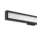 Vanity Light Thesis 207703A Courtney 32 inch Textured Black 5CCT LED Vanity Light with Clear Water Glass THESIS