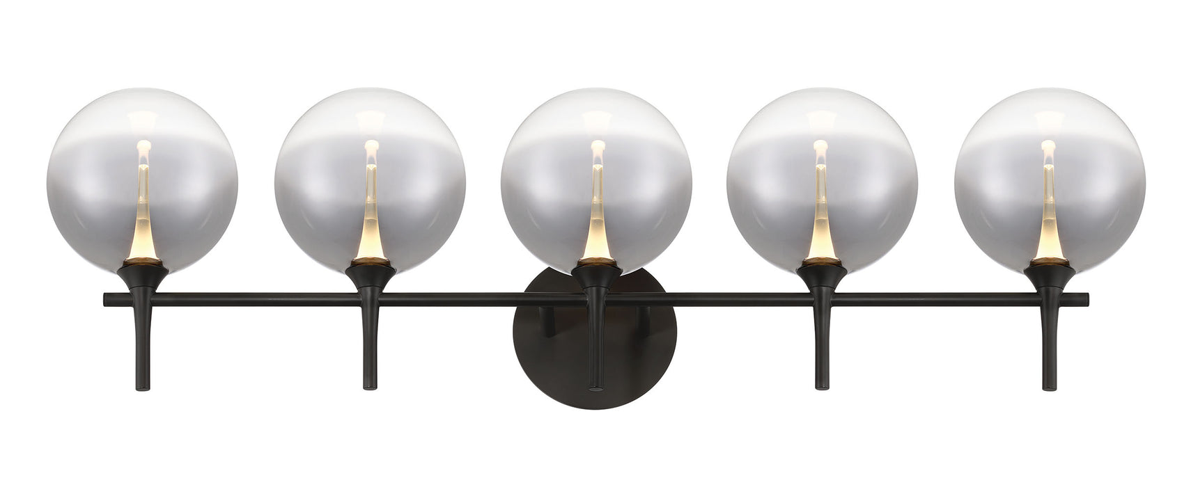 Eurofase 48921-022 Iissa 5-Light Matte Black LED Vanity Light