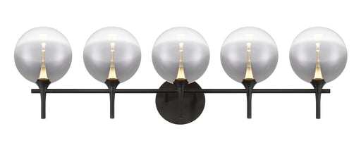Eurofase 48921-022 Iissa 5-Light Matte Black LED Vanity Light