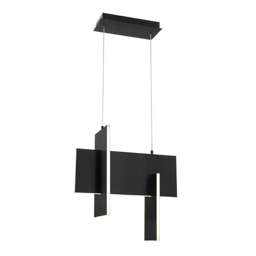 Eurofase 37346-027 Coburg 20" Anodized Black LED Chandelier