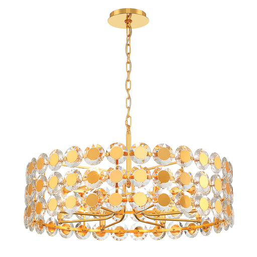 Eurofase 44286-025 Perrene 32" Gold Chandelier