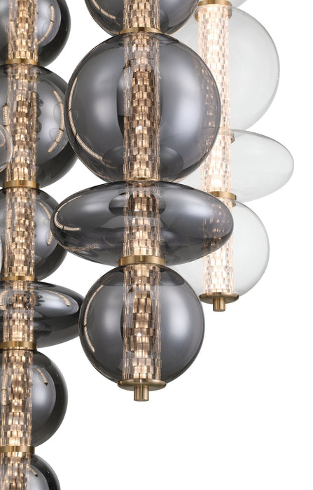 Eurofase 48960-014 Atomo 50" Gold LED Chandelier