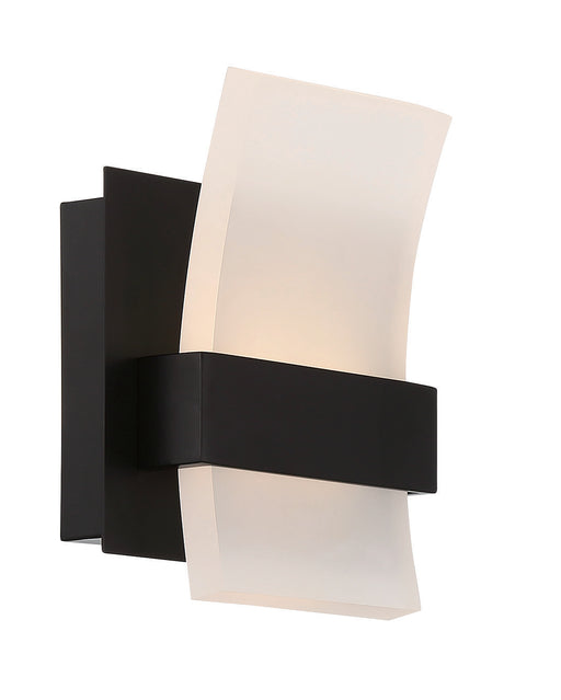 Eurofase 35654-022 Cambridge 1-Light Matte Black LED Vanity Light