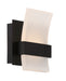 Eurofase 35654-022 Cambridge 1-Light Matte Black LED Vanity Light