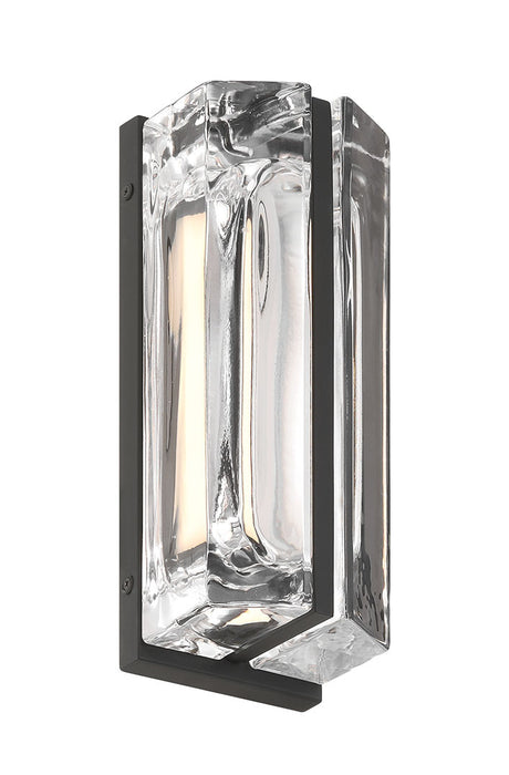 Eurofase 49022-025 Langferd 12" Matte Black LED Outdoor Wall Light