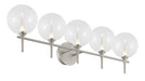 Eurofase 48920-018 Iissa 5-Light Satin Nickel LED Vanity Light