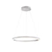 Eurofase 31471-015 Spunto 28" Brushed Silver LED Chandelier