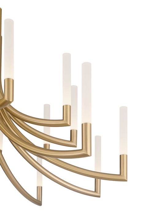 Eurofase 49012-019 Olette 42" Gold LED Chandelier