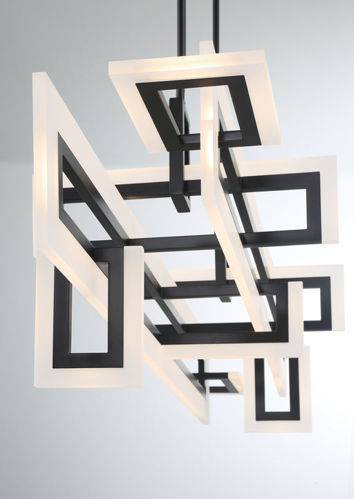 Eurofase 46806-017 Inizio 55" Matte Black LED Chandelier
