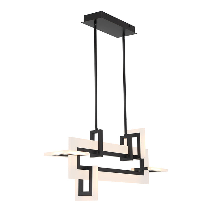 Eurofase 45718-022 Inizio 33" Matte Black LED Chandelier