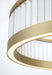 Eurofase 49352-016 Empra 30" Gold LED Chandelier