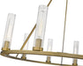 Chandelier Z-Lite 3031-10RB Rubbed Brass Beau 10 Light Chandelier Z-Lite