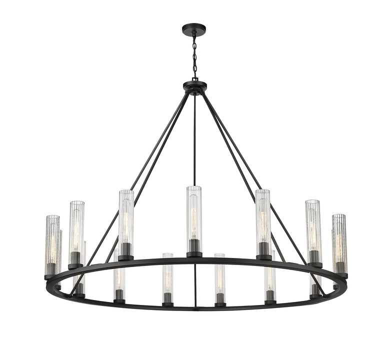 Chandelier Z-Lite 3031-15BRZ Bronze Beau 15 Light Chandelier Z-Lite