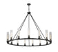 Chandelier Z-Lite 3031-15BRZ Bronze Beau 15 Light Chandelier Z-Lite