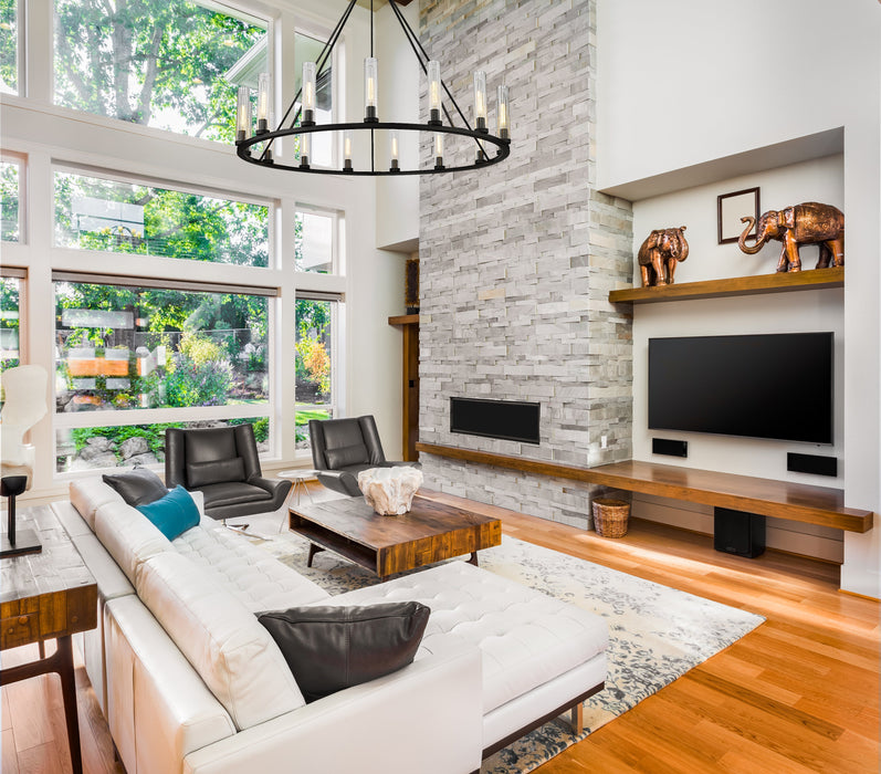 Chandelier Z-Lite 3031-15BRZ Bronze Beau 15 Light Chandelier Z-Lite