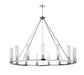 Chandelier Z-Lite 3031-15PN Polished Nickel Beau 15 Light Chandelier Z-Lite