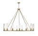 Chandelier Z-Lite 3031-15RB Rubbed Brass Beau 15 Light Chandelier Z-Lite
