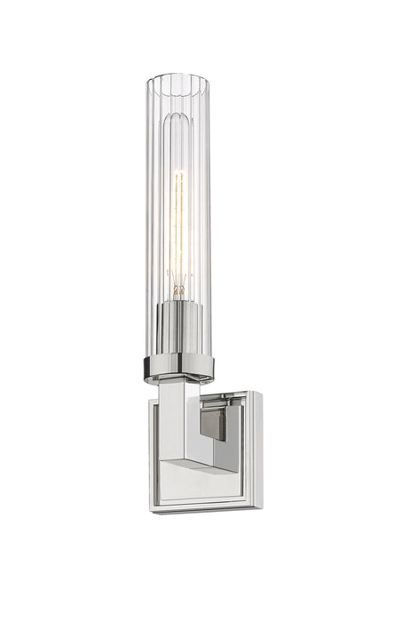 Wall Sconce Z-Lite 3031-1S-PN Polished Nickel Beau 1 Light Wall Sconce Z-Lite