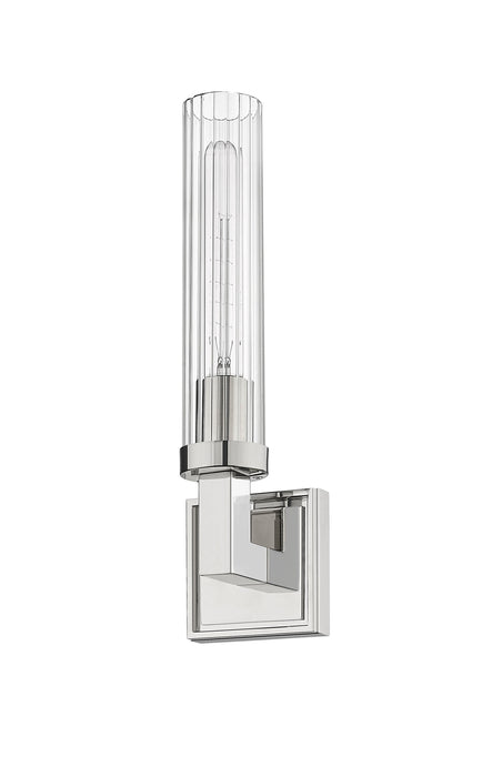 Wall Sconce Z-Lite 3031-1S-PN Polished Nickel Beau 1 Light Wall Sconce Z-Lite