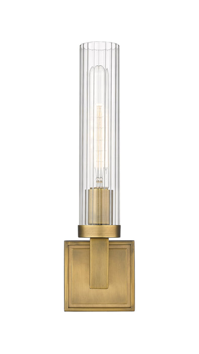 Wall Sconce Z-Lite 3031-1S-RB Rubbed Brass Beau 1 Light Wall Sconce Z-Lite