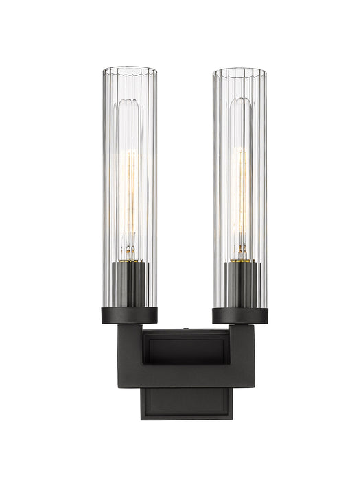 Wall Sconce Z-Lite 3031-2S-BRZ Bronze Beau 2 Light Wall Sconce Z-Lite