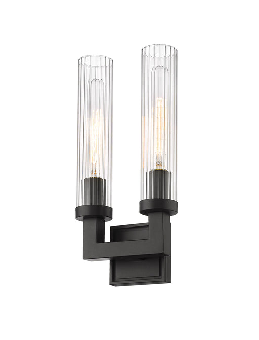 Wall Sconce Z-Lite 3031-2S-BRZ Bronze Beau 2 Light Wall Sconce Z-Lite