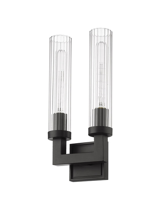 Wall Sconce Z-Lite 3031-2S-BRZ Bronze Beau 2 Light Wall Sconce Z-Lite