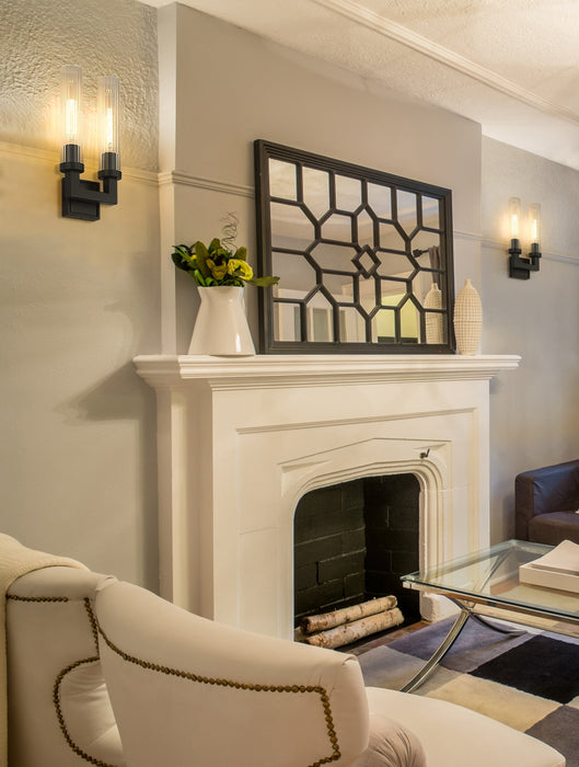 Wall Sconce Z-Lite 3031-2S-BRZ Bronze Beau 2 Light Wall Sconce Z-Lite