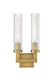 Wall Sconce Z-Lite 3031-2S-RB Rubbed Brass Beau 2 Light Wall Sconce Z-Lite