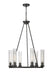 Chandelier Z-Lite 3031-6BRZ Bronze Beau 6 Light Chandelier Z-Lite