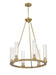 Chandelier Z-Lite 3031-6RB Rubbed Brass Beau 6 Light Chandelier Z-Lite