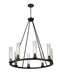 Chandelier Z-Lite 3031-8BRZ Bronze Beau 8 Light Chandelier Z-Lite