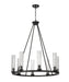 Chandelier Z-Lite 3031-8BRZ Bronze Beau 8 Light Chandelier Z-Lite