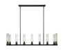 Linear Chandelier Z-Lite 3031-9L-BRZ Bronze Beau 9 Light Linear Chandelier Z-Lite