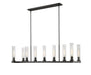Linear Chandelier Z-Lite 3031-9L-BRZ Bronze Beau 9 Light Linear Chandelier Z-Lite