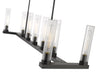Linear Chandelier Z-Lite 3031-9L-BRZ Bronze Beau 9 Light Linear Chandelier Z-Lite