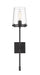 Wall Sconce Z-Lite 3032-1S-MB Matte Black Callista 1 Light Wall Sconce Z-Lite