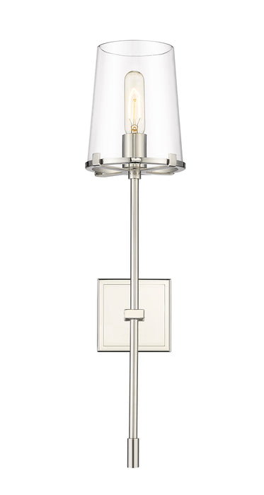 Wall Sconce Z-Lite 3032-1S-PN Polished Nickel Callista 1 Light Wall Sconce Z-Lite